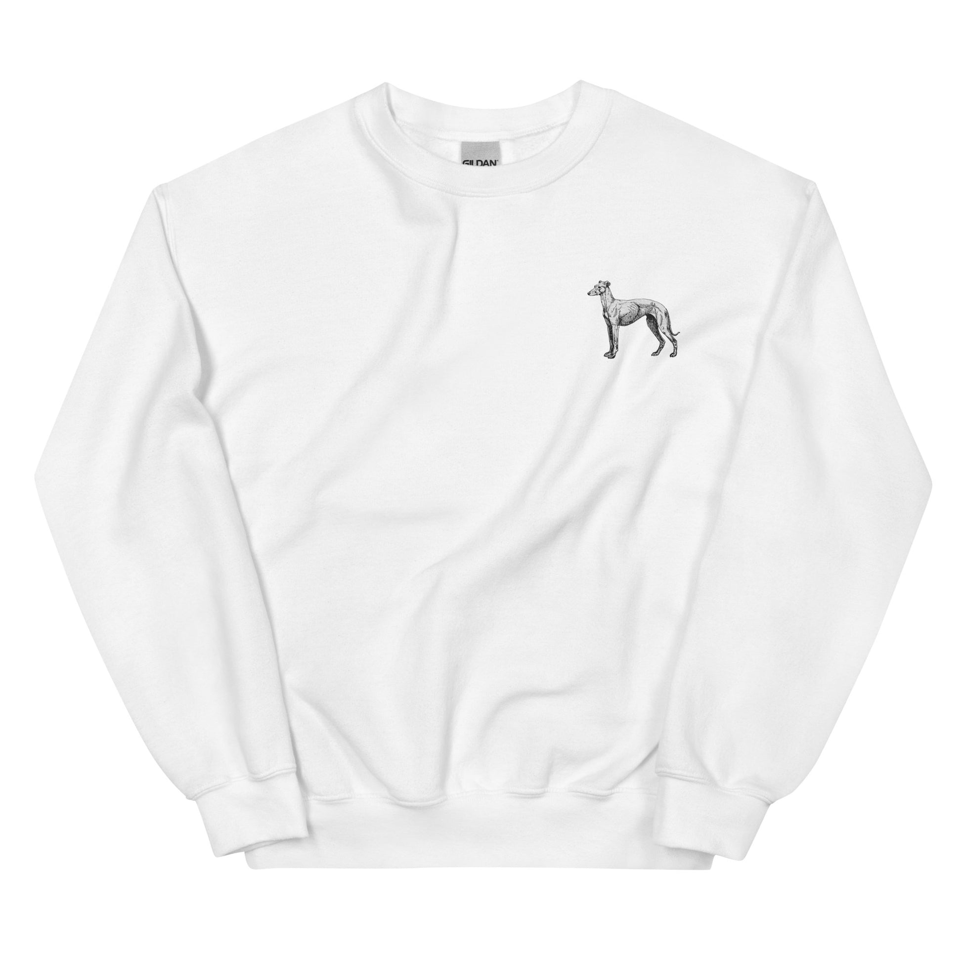 Embroidered 'Whippet' Sweatshirt - Sweatshirt - Sighthound Creatives