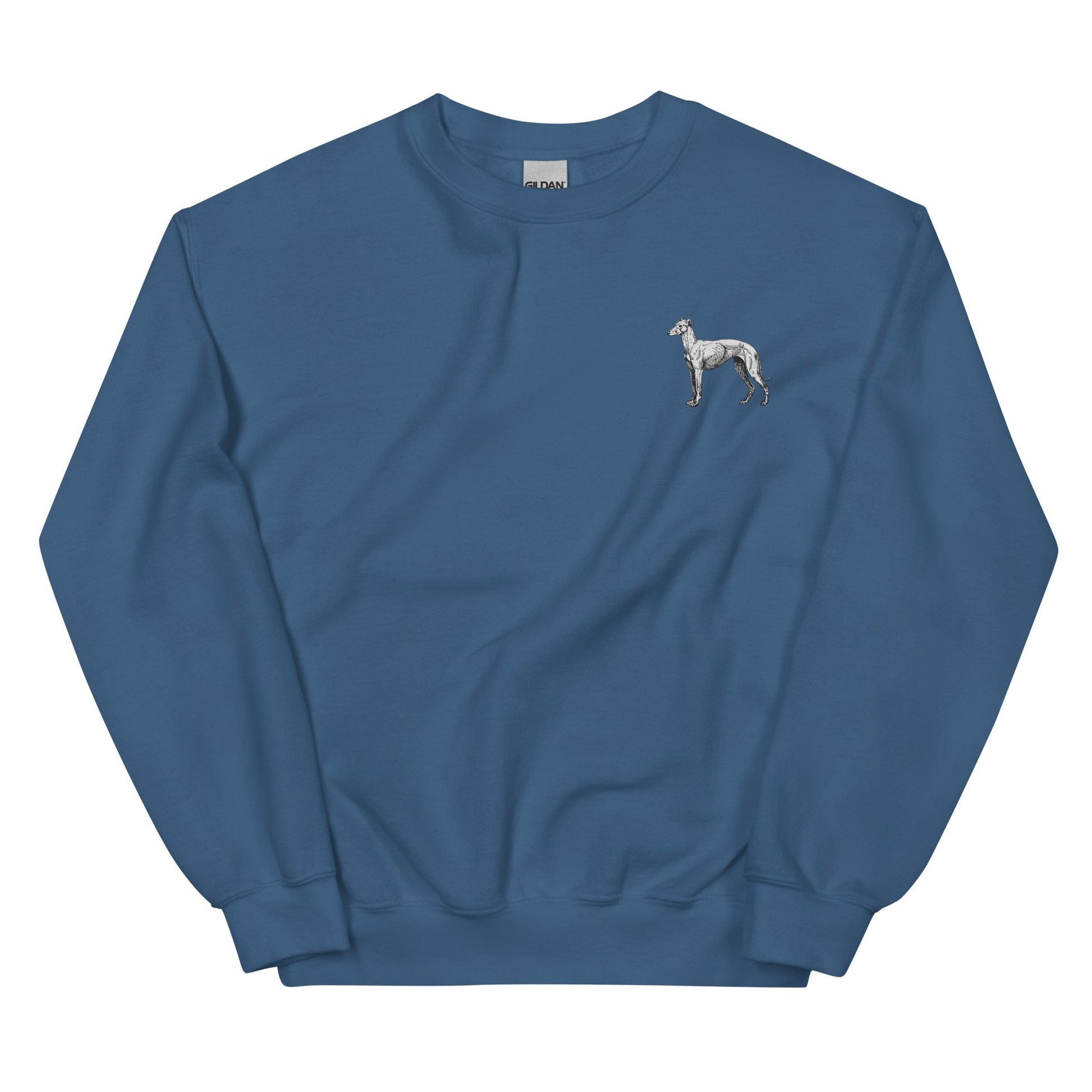 Embroidered 'Whippet' Sweatshirt - Sweatshirt - Sighthound Creatives