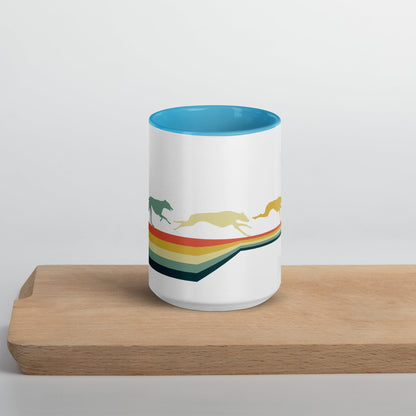 'Running Colors' - Colored Mug - Mug - Sighthound Creatives