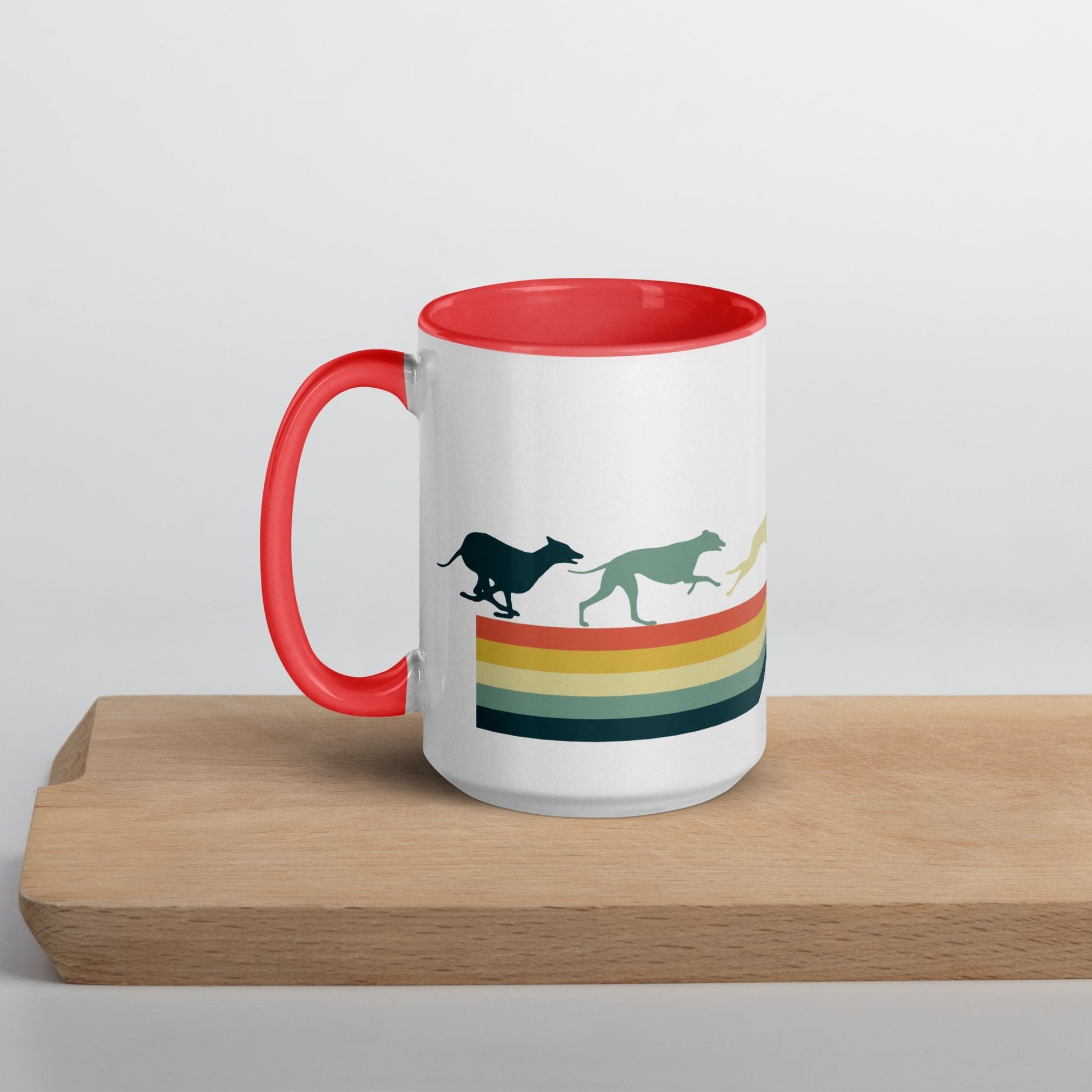 'Running Colors' - Colored Mug - Mug - Sighthound Creatives