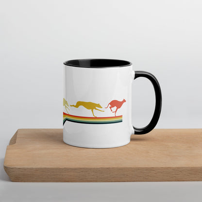 'Running Colors' - Colored Mug - Mug - Sighthound Creatives