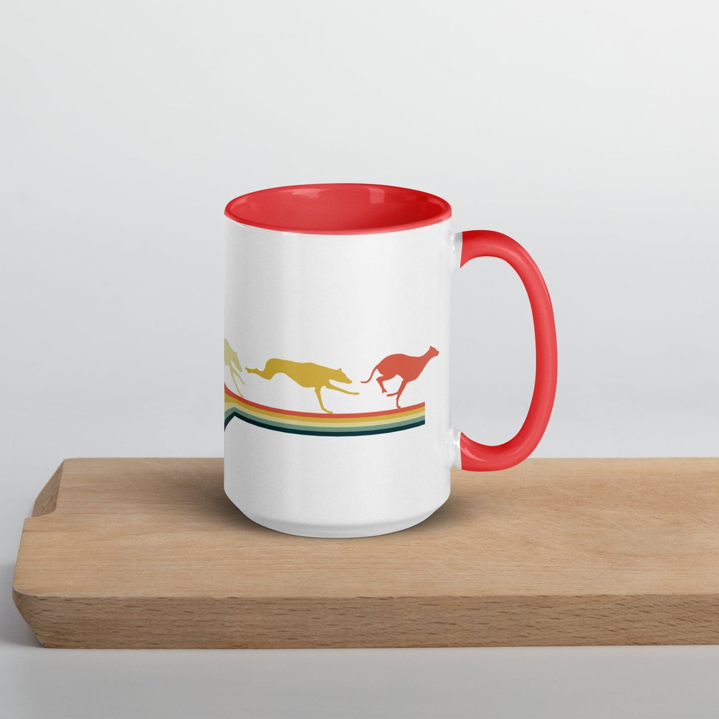 'Running Colors' - Colored Mug - Mug - Sighthound Creatives