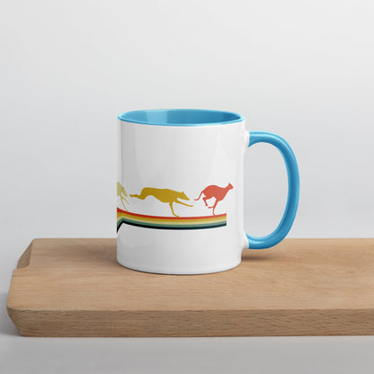 'Running Colors' - Colored Mug - Mug - Sighthound Creatives