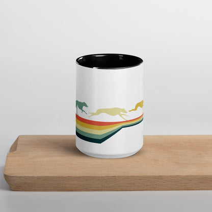 'Running Colors' - Colored Mug - Mug - Sighthound Creatives