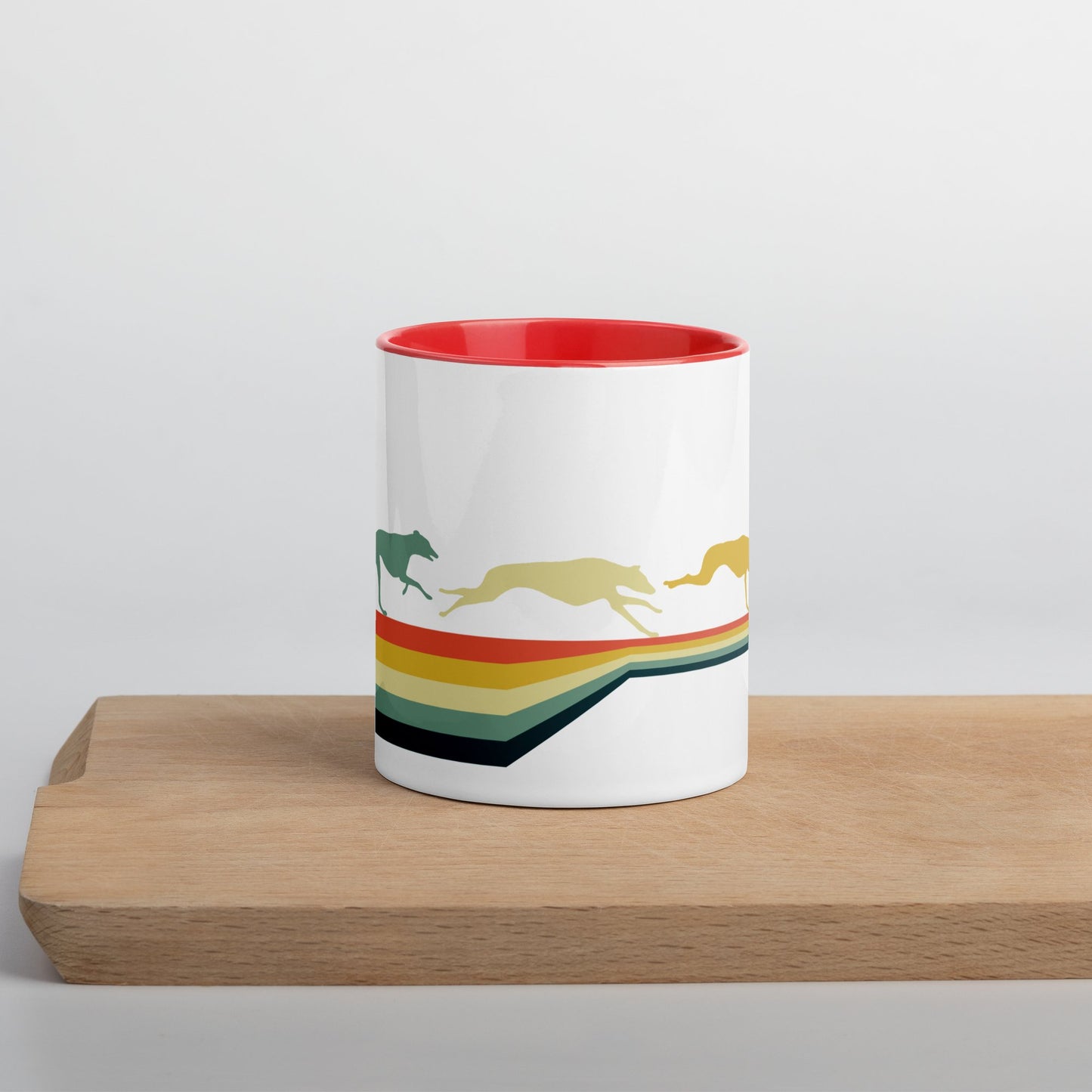 'Running Colors' - Colored Mug - Mug - Sighthound Creatives