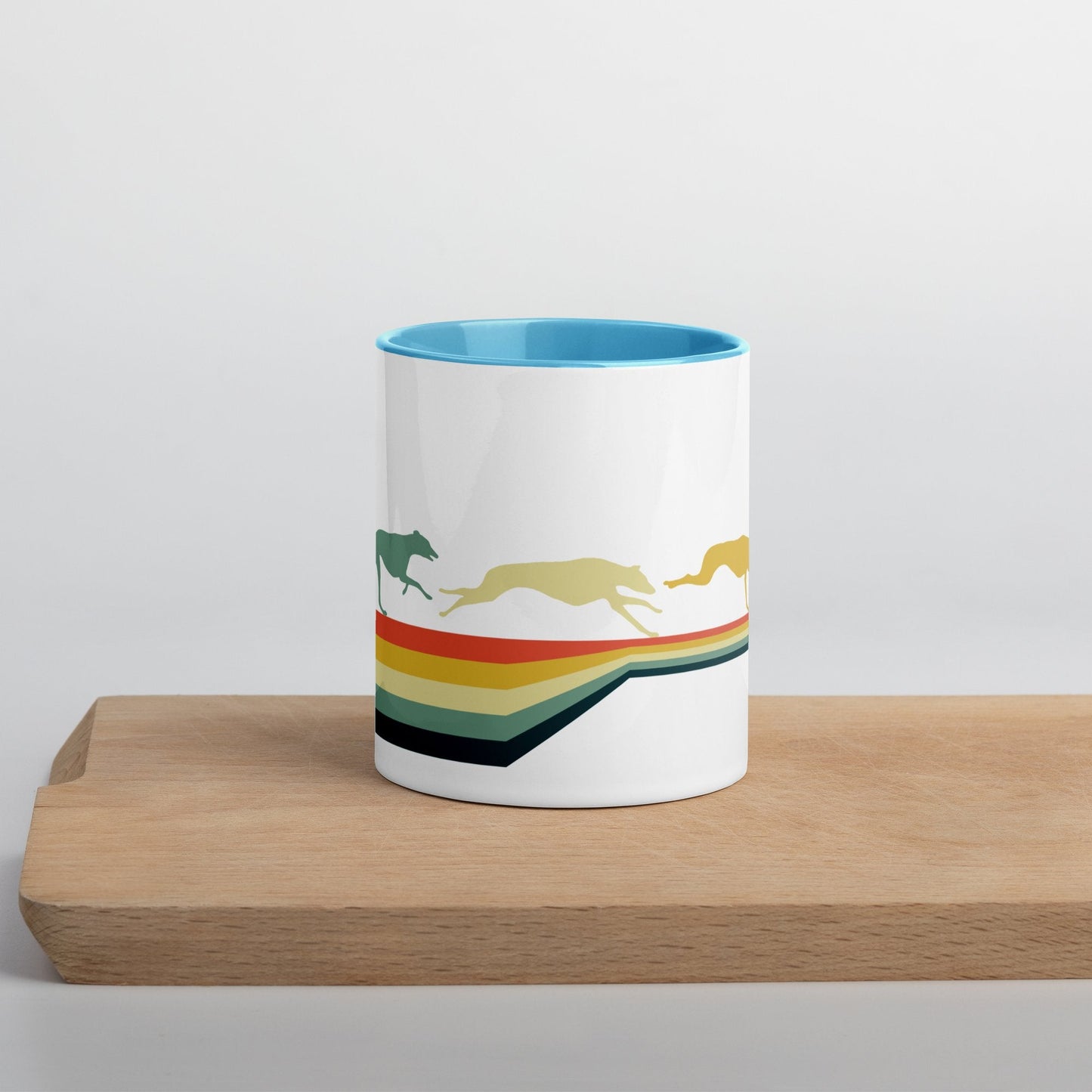 'Running Colors' - Colored Mug - Mug - Sighthound Creatives