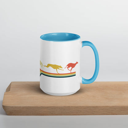 'Running Colors' - Colored Mug - Mug - Sighthound Creatives