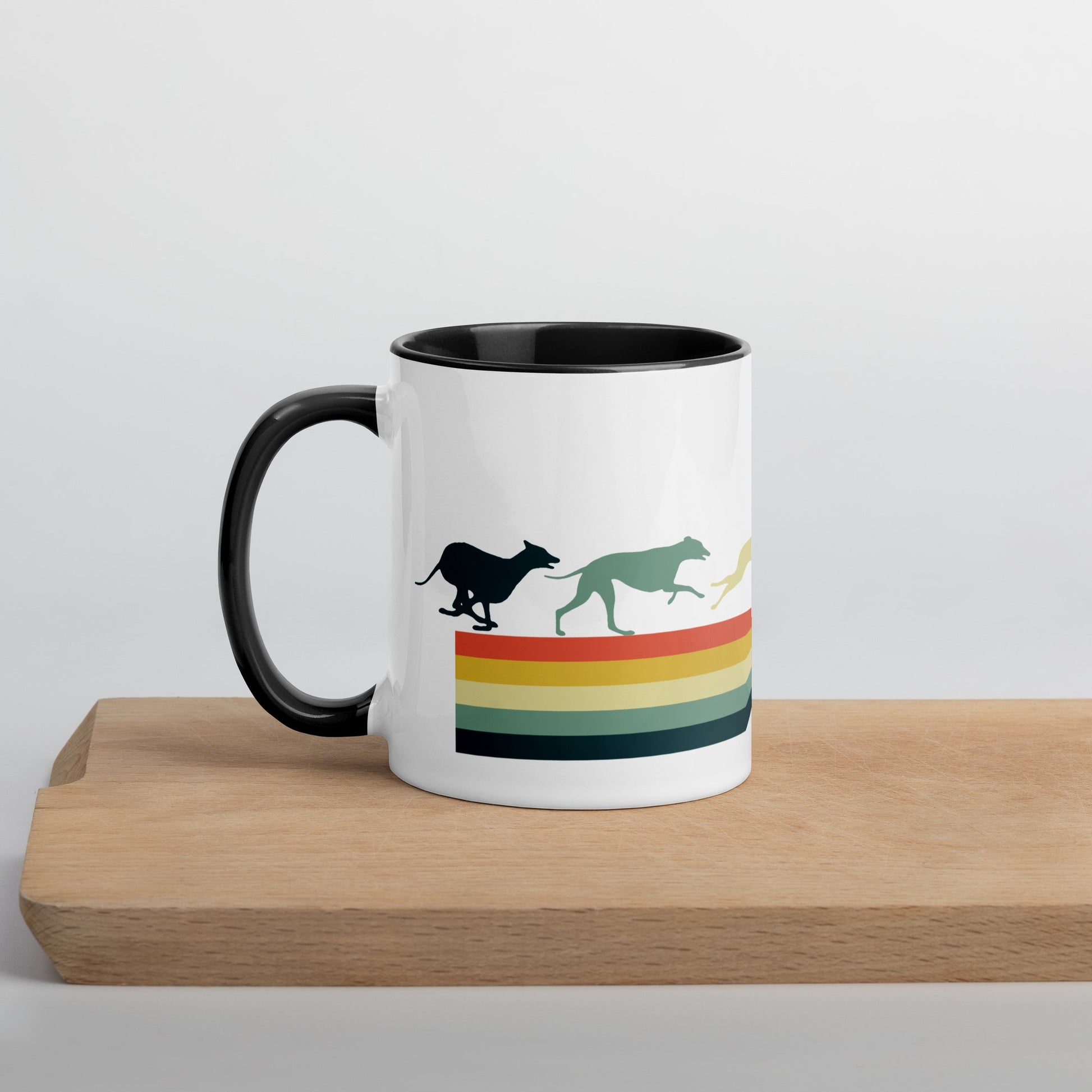 'Running Colors' - Colored Mug - Mug - Sighthound Creatives