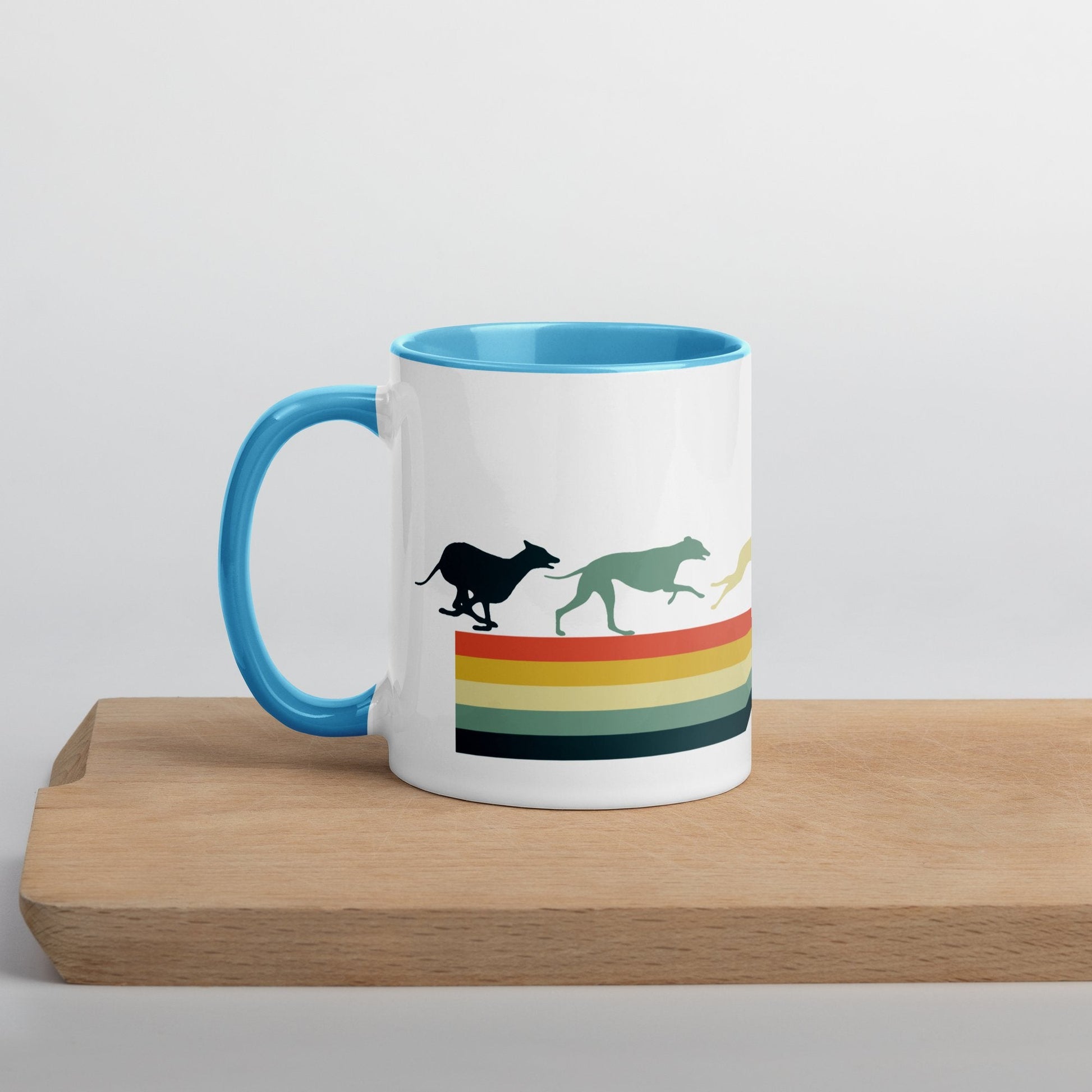 'Running Colors' - Colored Mug - Mug - Sighthound Creatives