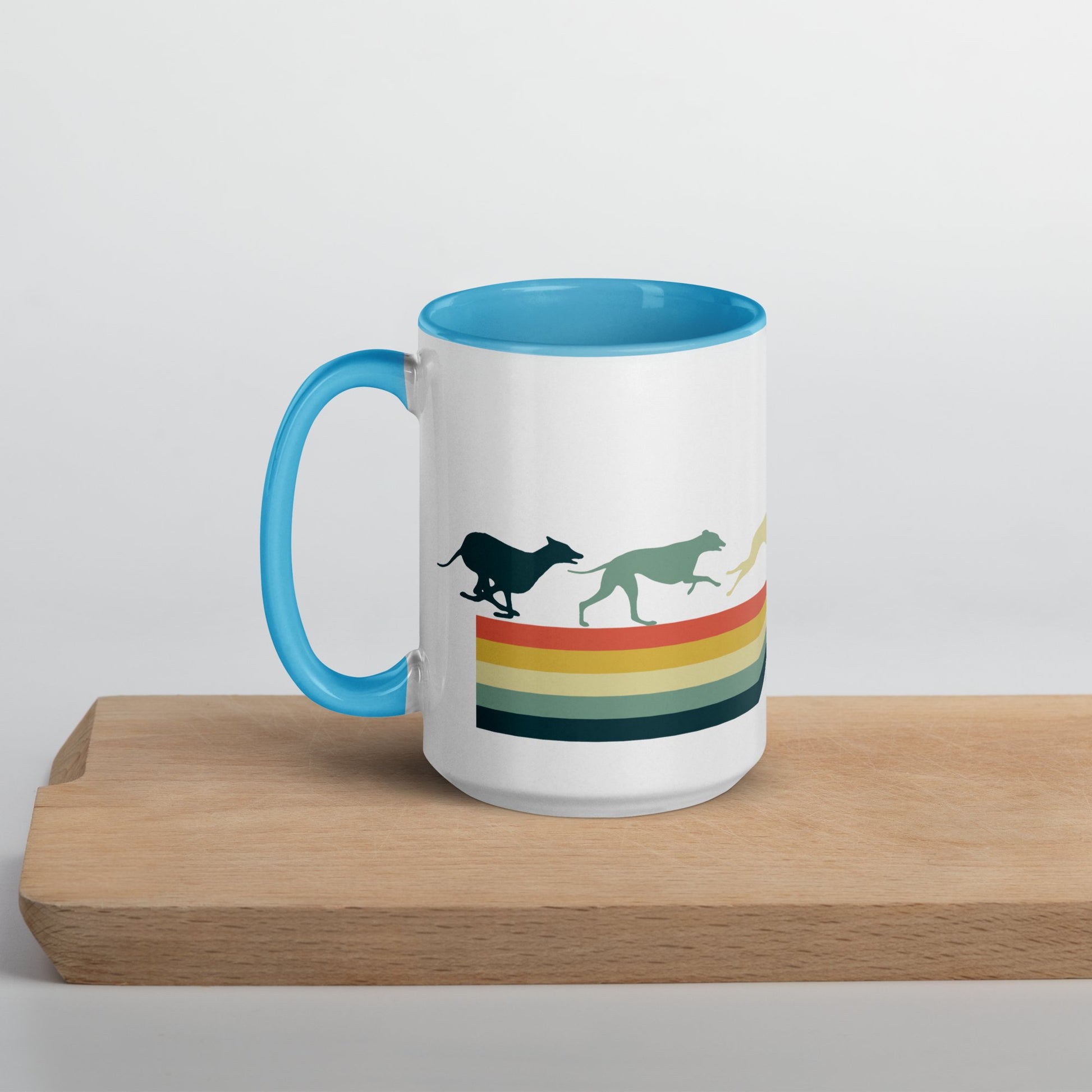 'Running Colors' - Colored Mug - Mug - Sighthound Creatives