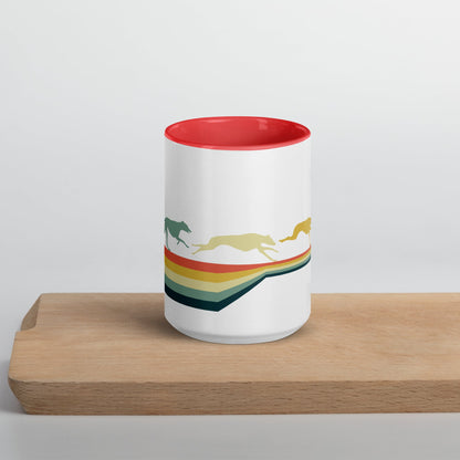 'Running Colors' - Colored Mug - Mug - Sighthound Creatives