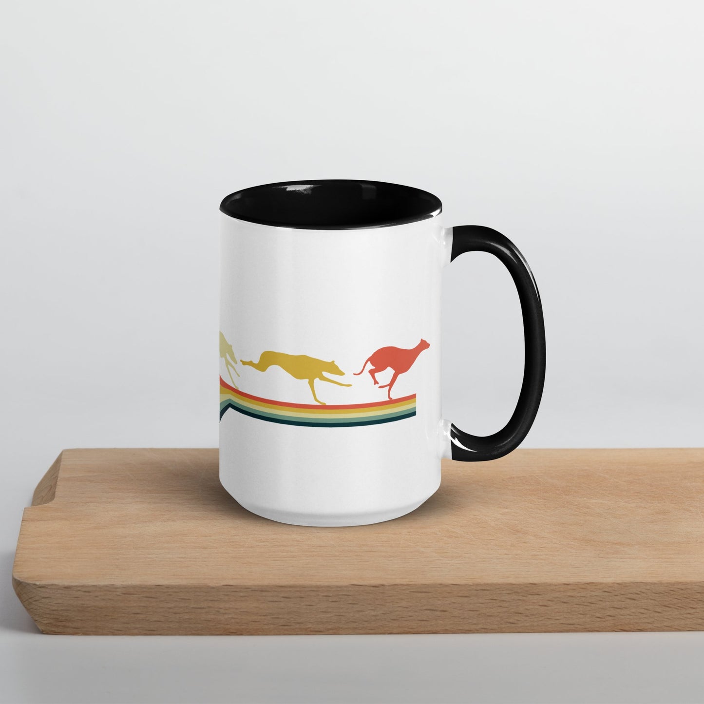 'Running Colors' - Colored Mug - Mug - Sighthound Creatives