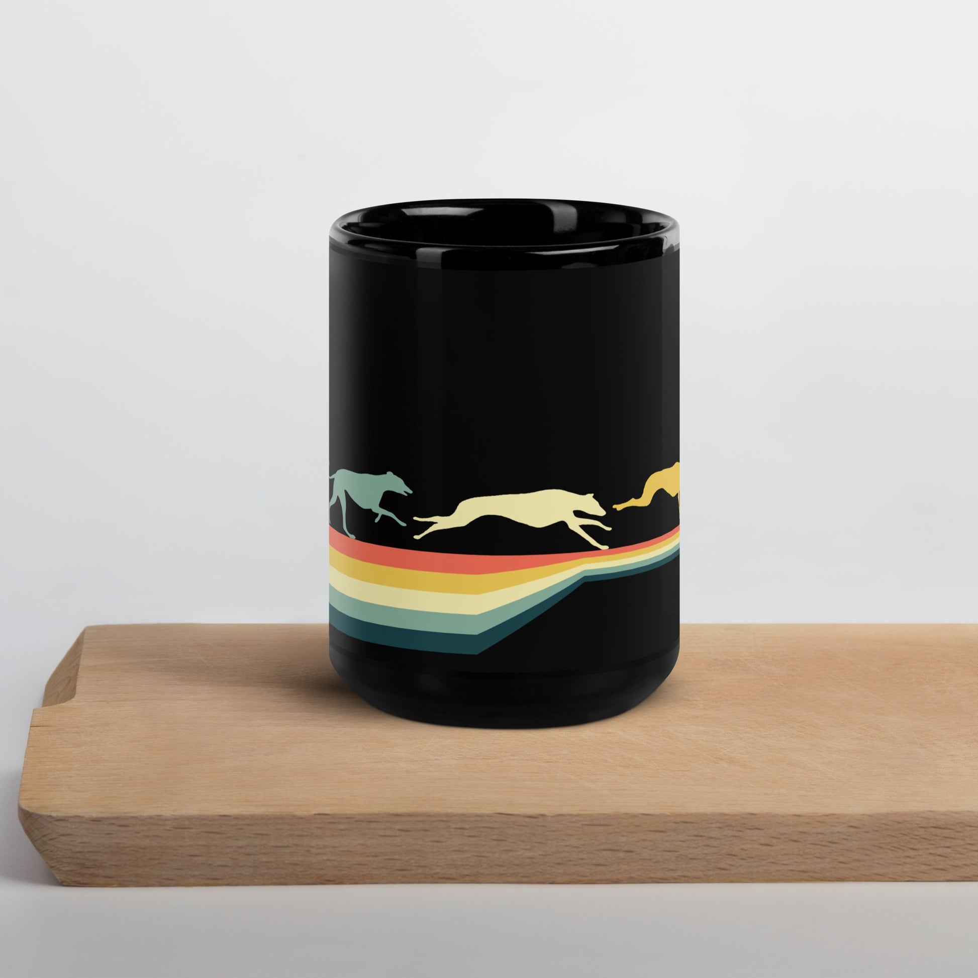 'Running Colors' Glossy Mug - Mug - Sighthound Creatives