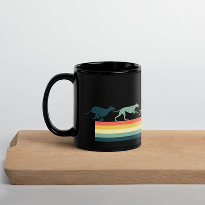 'Running Colors' Glossy Mug - Mug - Sighthound Creatives