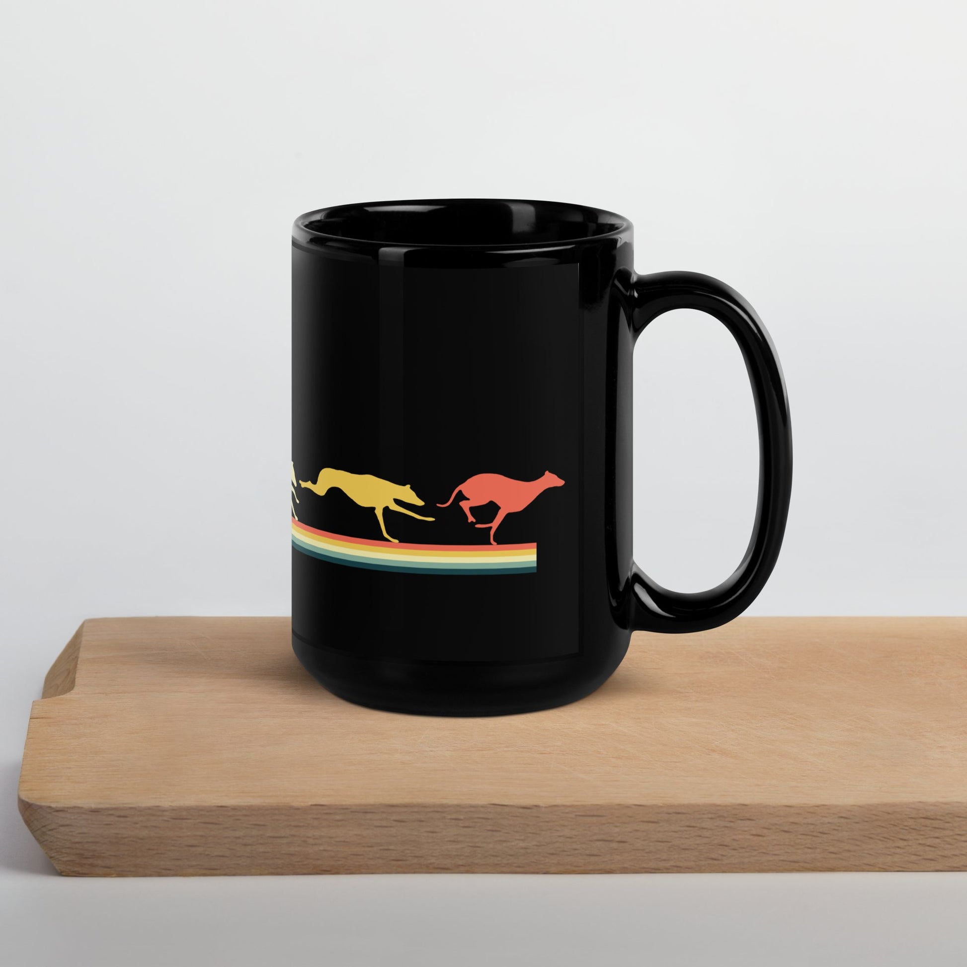 'Running Colors' Glossy Mug - Mug - Sighthound Creatives