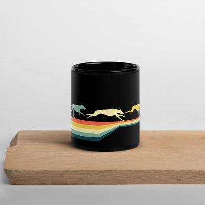 'Running Colors' Glossy Mug - Mug - Sighthound Creatives