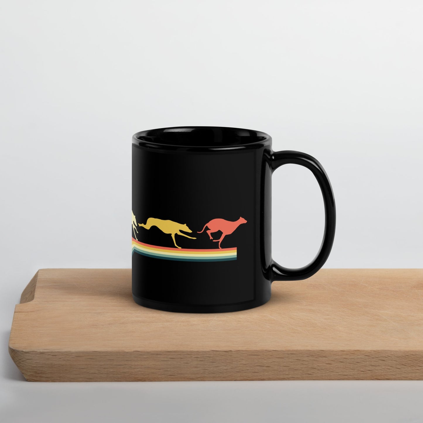 'Running Colors' Glossy Mug - Mug - Sighthound Creatives