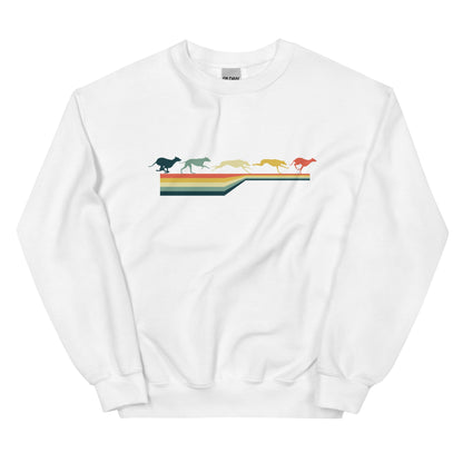 'Running Colors' Unisex Sweatshirt - Sweatshirt - Sighthound Creatives