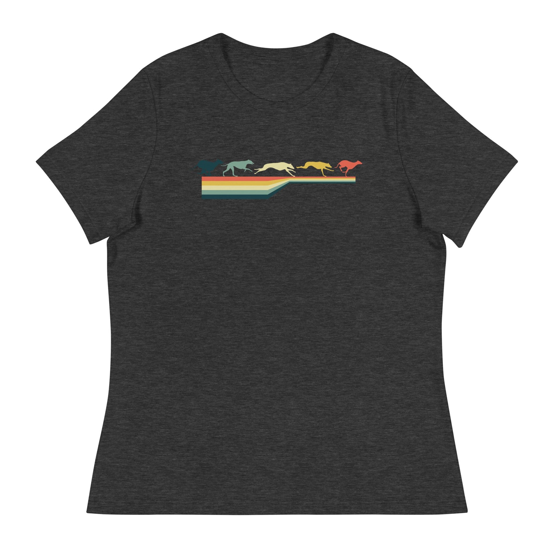 'Running Colors' Womens T-Shirt - T-shirt - Sighthound Creatives