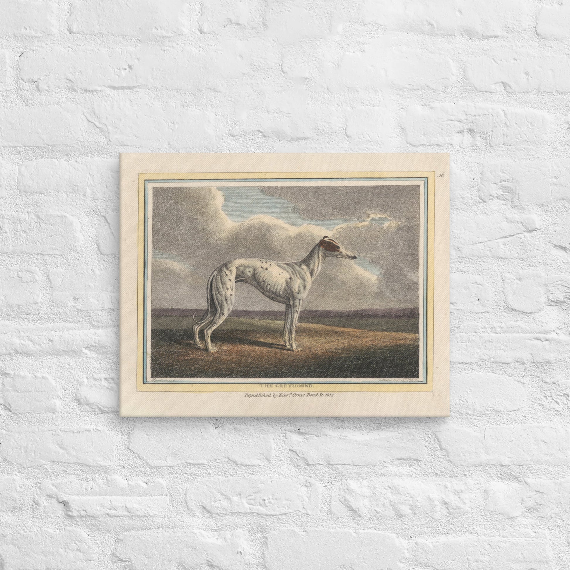 The Greyhound (1812) - Canvas - Sighthound Creatives