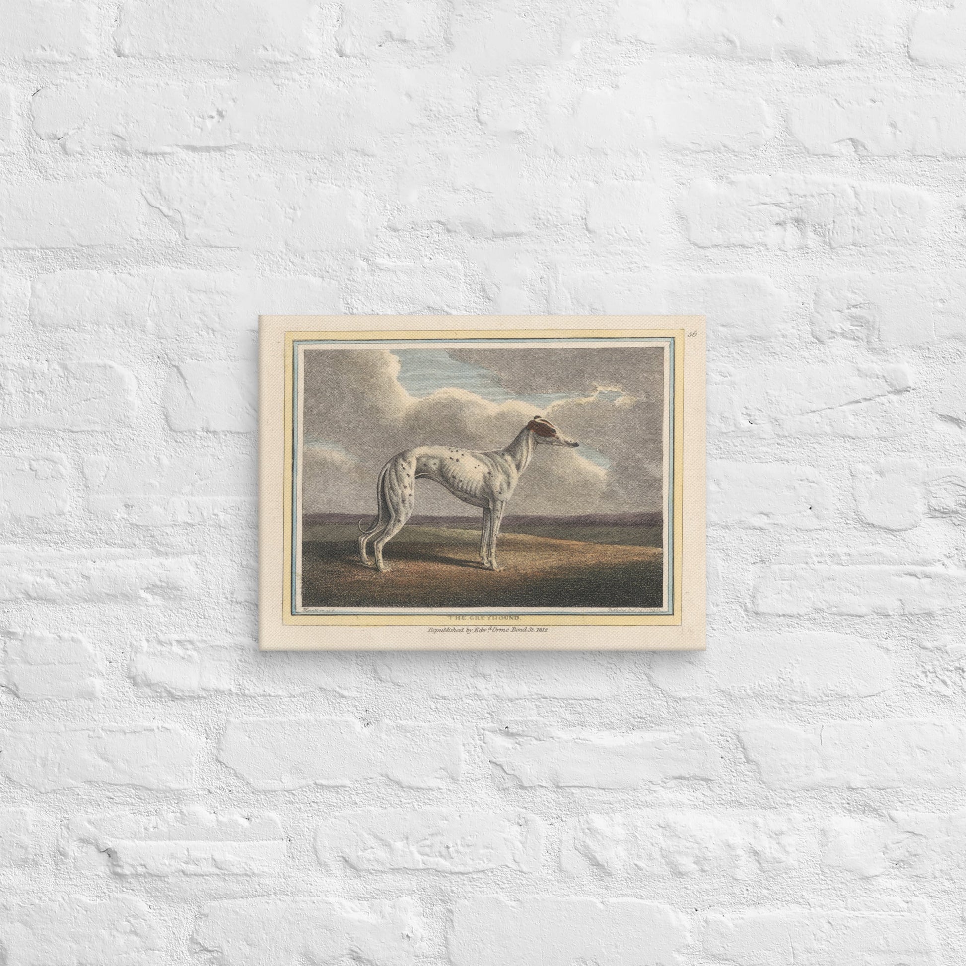 The Greyhound (1812) - Canvas - Sighthound Creatives