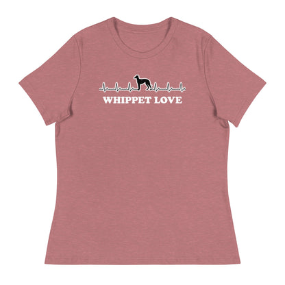 'Whippet Love' Womens T-Shirt - T-shirt - Sighthound Creatives